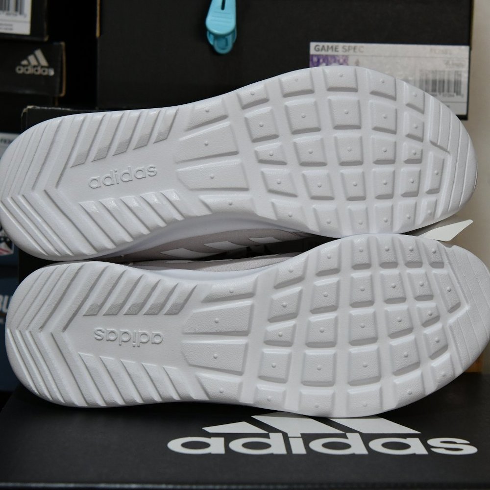 Adidas Womens CloudFoam Qt Racer Ice purple/white/light gray - Picture 10 of 11